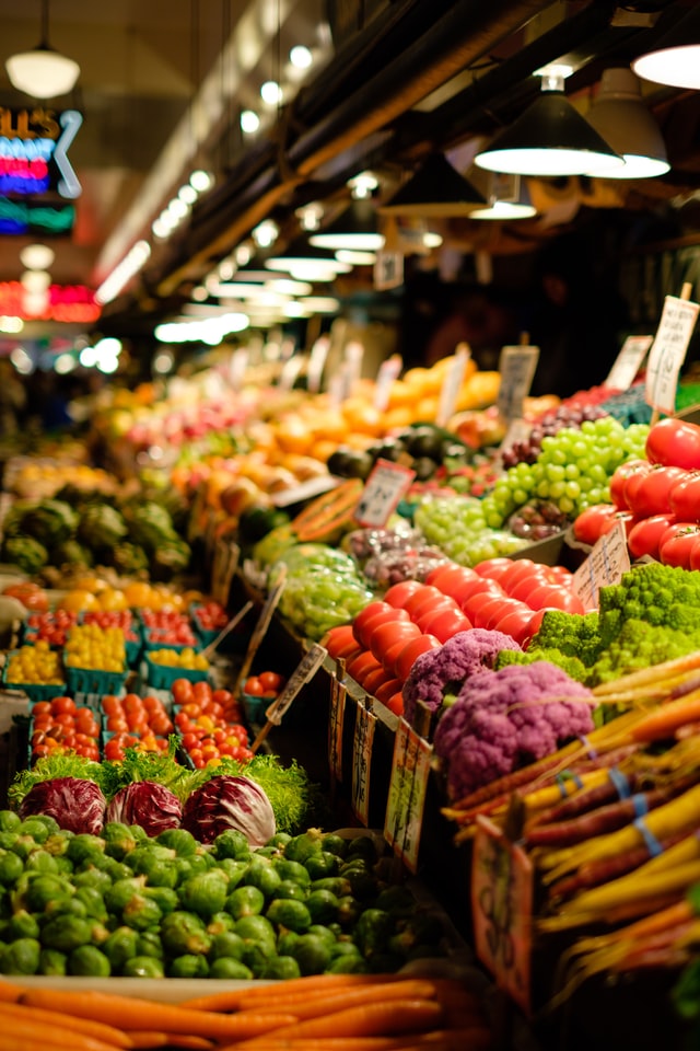 Mercato della frutta e verdura